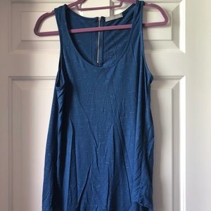 Blue tunic tank